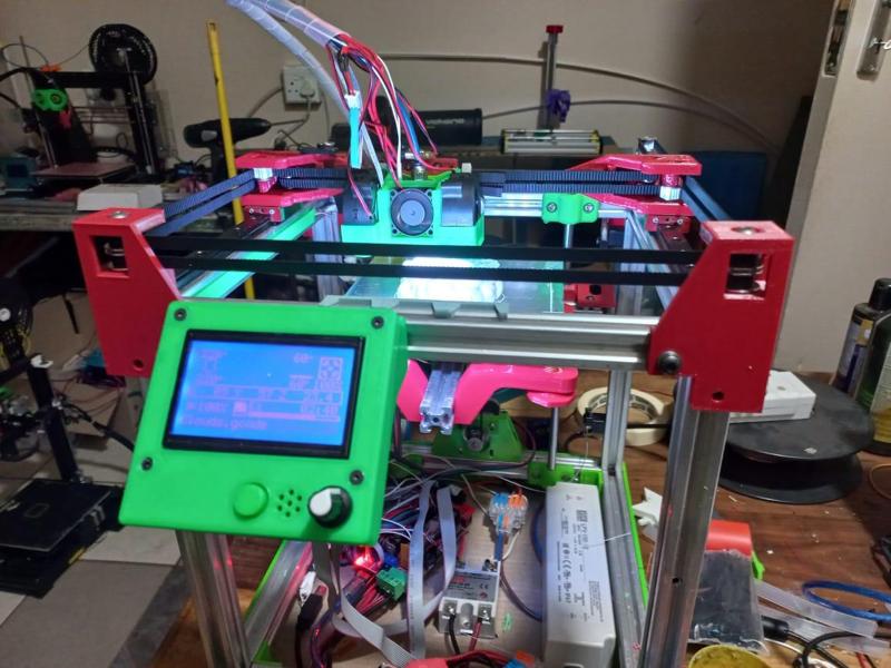 Minimus 4020 fans and E3DV6 Back plate