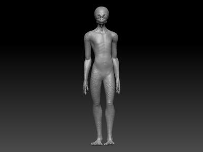 Dinosauroid figure 3D model