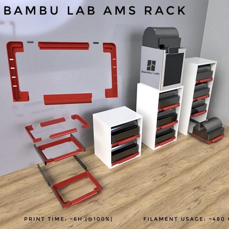 BAMBU LAB AMS RACK DRAWER SYSTEM