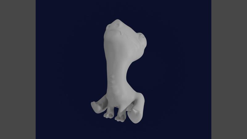 Chibi Dino (Easy Print, No Supports)