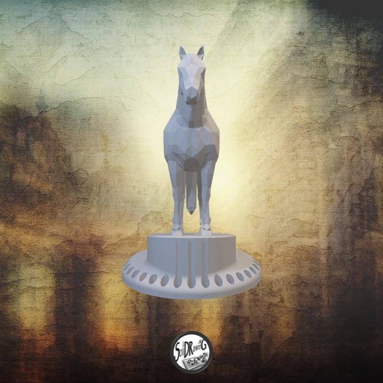 Horse - LowPoly - Bust - Full - Perfect Design - Easy Print - Decor - SoliDRawinGS0393