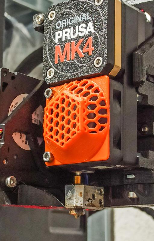 Prusa MK4 Fan and draft protection