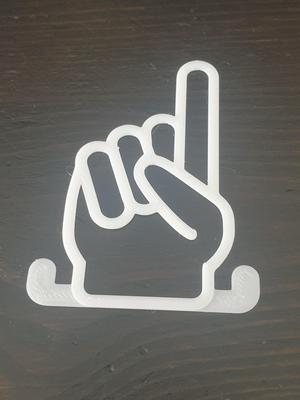 Finger Point Bookmark with Alternate Thickness