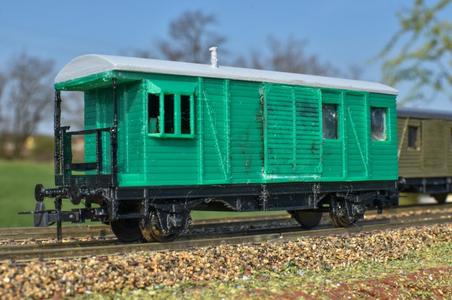 Daak class caboose car czechoslovakia H0