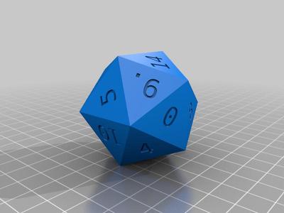 D20 noten würfel