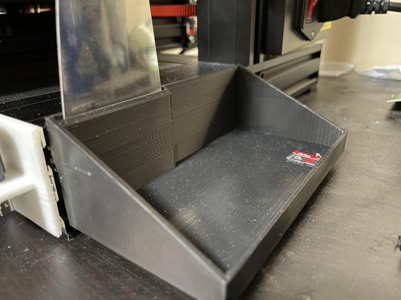Side Shelf with Scraper Holder