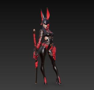 Sexy woman collectable 59 samurai fox