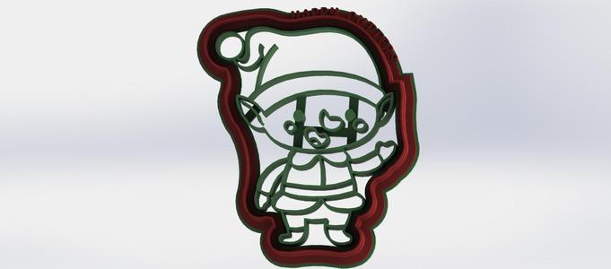 Christmas Elf Cookie Cutter