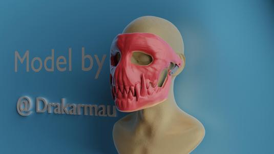 Skully the articulated mask