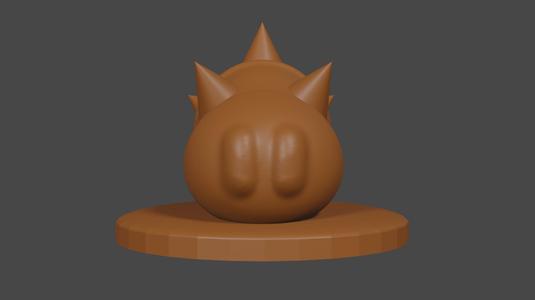 Kirby inspired, Needlous, Tabletop DnD miniature