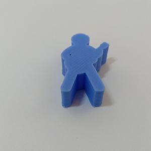 Guitar Player Meeple Silhouette – 3D Printable Game Token