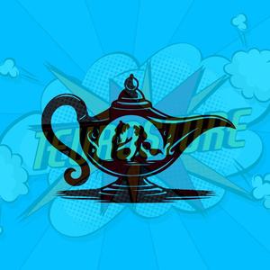 Aladdin Lamp wall art decor