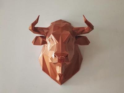 Low Poly Bull Head
