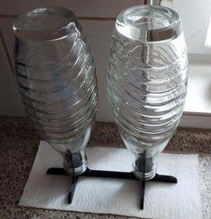 Bottle stand for soda stream