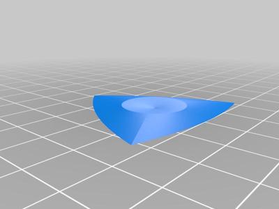 Dunlop Triangle Max stubby pick (Bass pick)