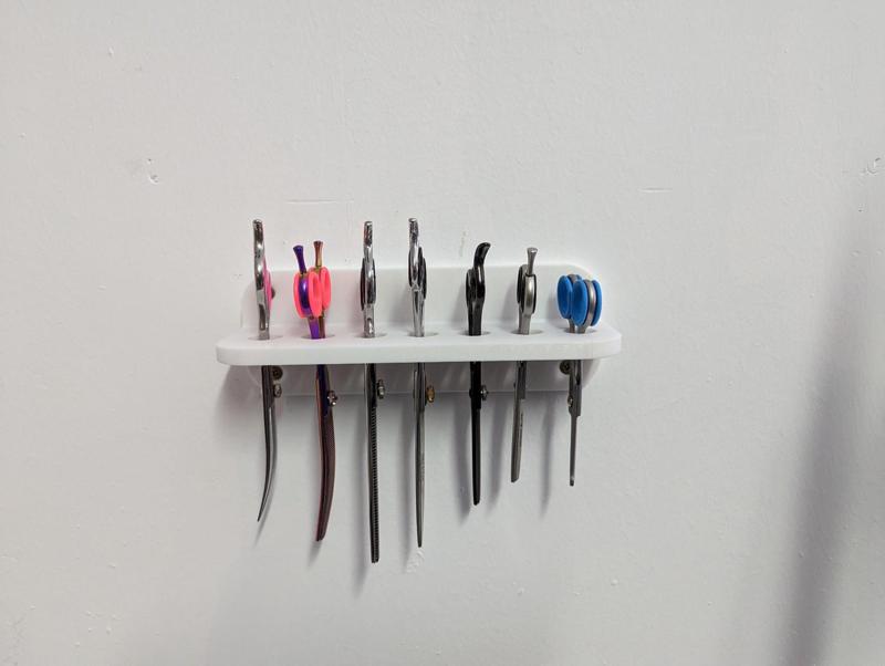 Scissors wall holder
