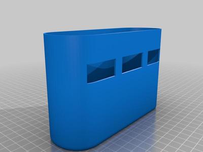 Bottle Holder with Window - Peg Board - Gel Antique