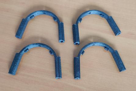 Bycicle mudguard holder (FreeCAD)