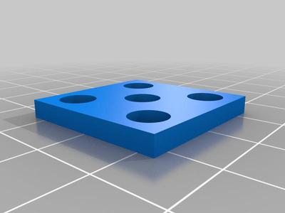 Wargaming model bases with magnet holes