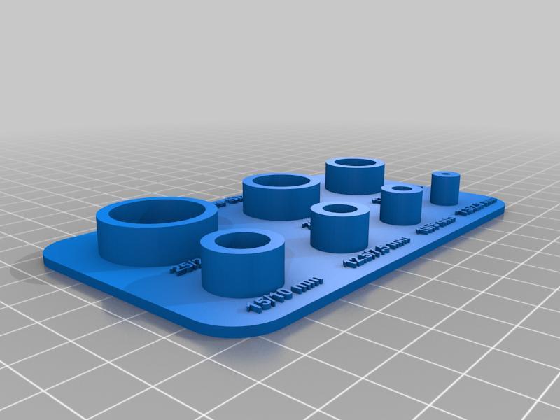 Metric Post and Hole Size Checker