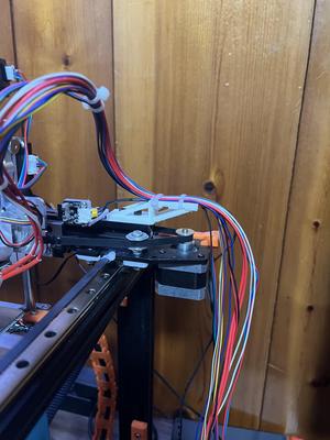 Wire support for Ender5 style gantry