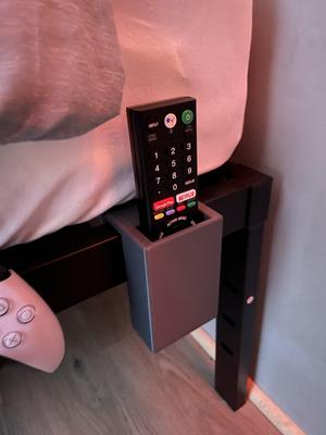Bed side remote holder