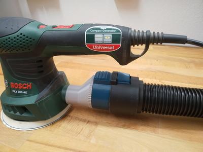 Vacuumcleaner adaptor for bosch PEX 300 AE