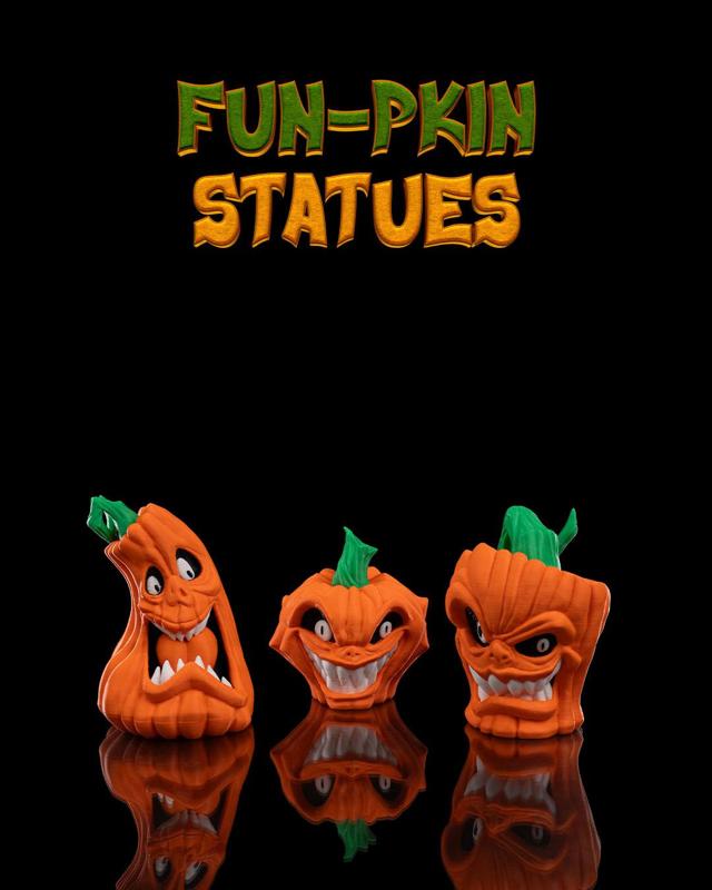 Fun-pkin Statues 