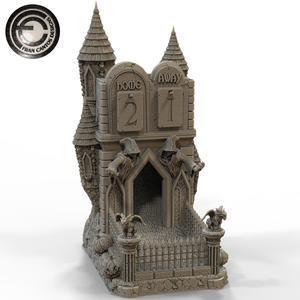HALLOWEEN DICE TOWER + SCORE-BOARD