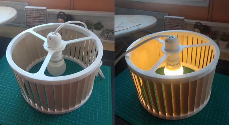Modern Wooden Lamp