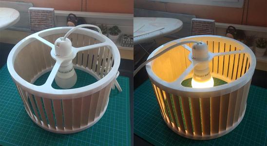 Modern Wooden Lamp