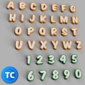 FONT NAMELED TC - KOMIKA AXIS - alphabet - CREATE ALL WORDS IN LED LAMP