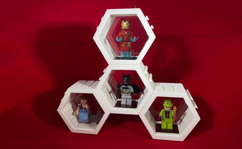 LEGO® Figure Hexagon Display Box V3.1