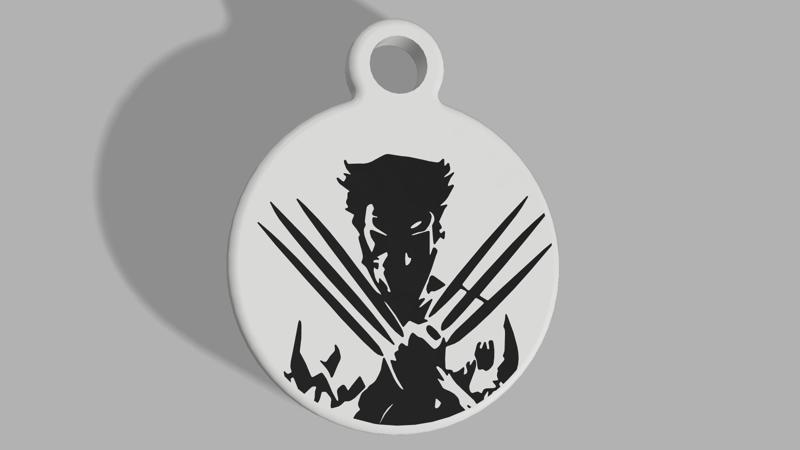 Wolverine Keyring