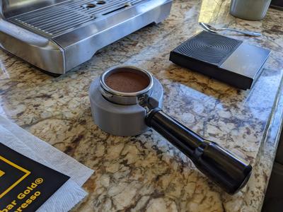 Breville 58mm Bottomless Portafilter Tamping Stand