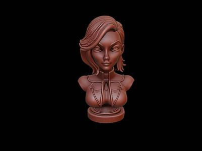 Black Widow Bust