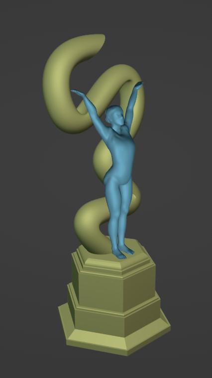 Girls' or Women's Gymnastics Trophy