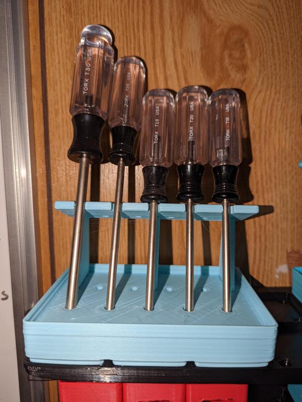 Gridfinity Screwdriver Stand