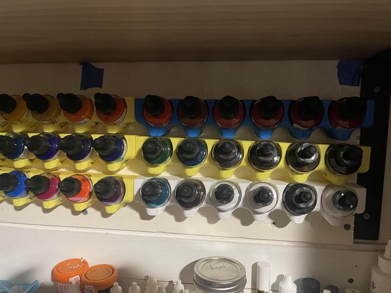 Dr. Ph. Martin's Bombay India ink bottle wall organizer