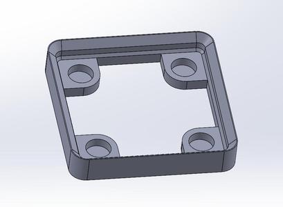 Parametric Gridfinity Magnet Light Base - Solidworks