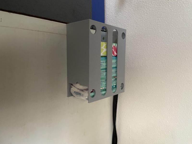 Travel Tissue Pack Wall Mount Dispenser