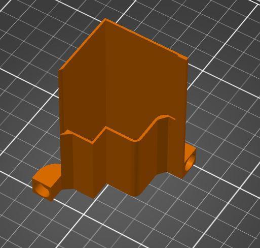 Corner Cover for PrusaBox by PrinterBox Small Version/No cables (bottom rear right)