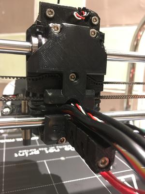 X carriage back modified for MK3S and MK3S+