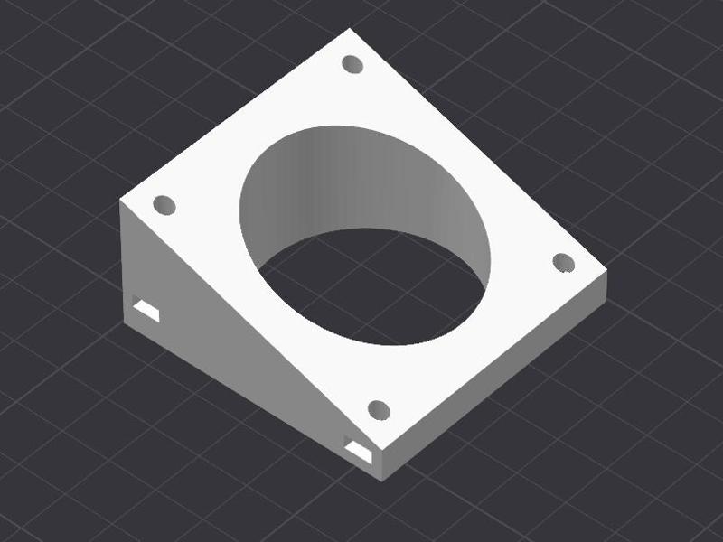 air exhaust module 20° slope diameter 40mm
