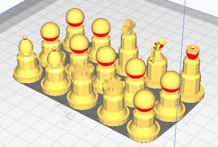 Chess Board With Peices and Tiles