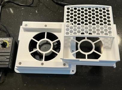 Printer Enclosure Carbon Filter Fan with Easy-Replace Cartridge   