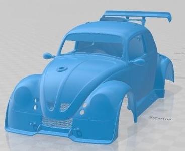 Volkswagen Fun Cup Printable Body Car
