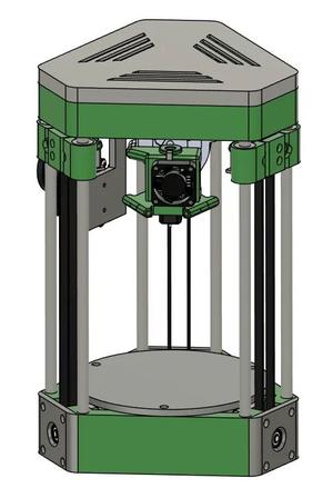 MIN Micro Delta 3D Printer   