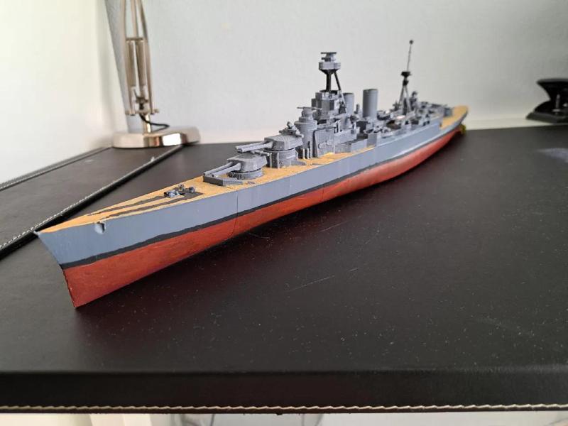 HMS Hood Battleship   