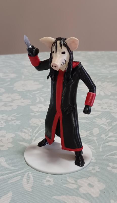 Saw Pighead Robed Figure